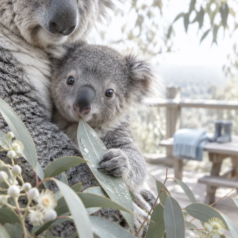 Koala joeys and the spring bush: a Cleland Wildlife Park morning that anchors a Hills family stay