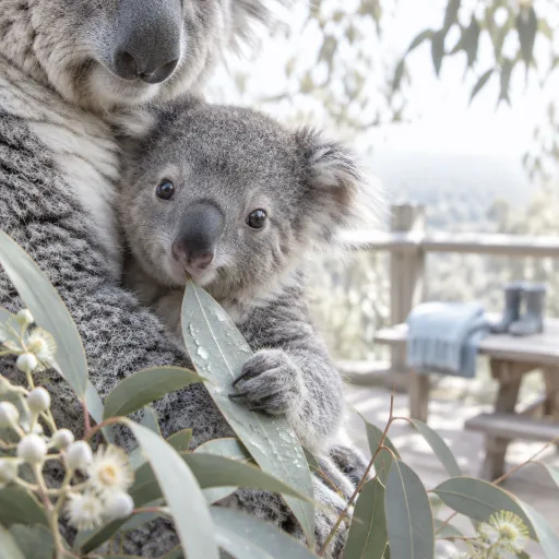Koala joeys and the spring bush: a Cleland Wildlife Park morning that anchors a Hills family stay